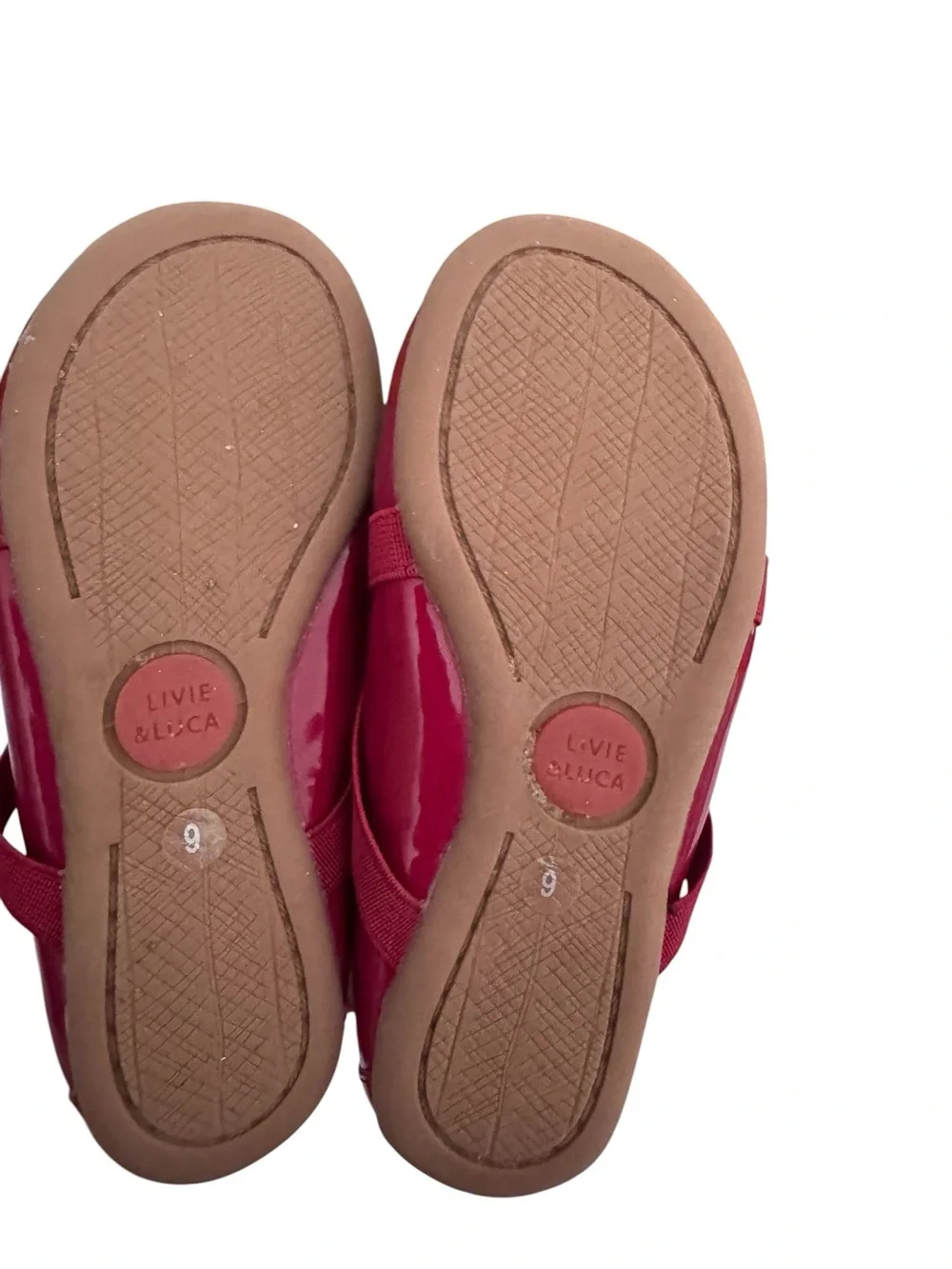 Livie & Luca Kids' Red Patent Mary Jane Shoes